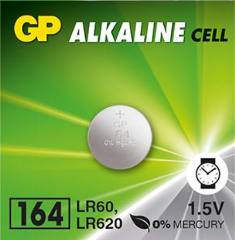 Батерия Алкална 1.5V GP 164 AG1 LR620